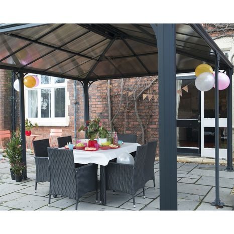 Zahradní hliníkový altán Palram Martinique 5000 - 7