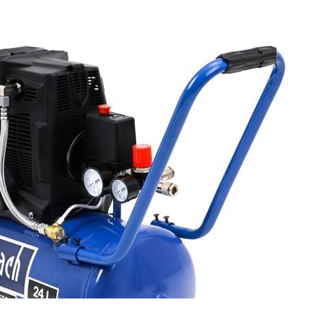 Elektrický bezolejový dvojvalcový kompresor 24 l Scheppach HC 25 Si - 10