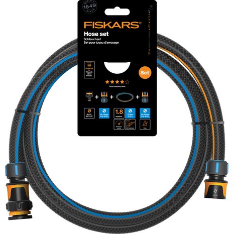 Zahradní hadice Fiskars 1/2" 1,8 m 1057621