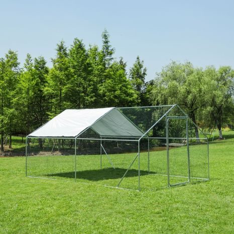 Výběh pro drůbež - klec pro slepice VESPAGARDEN - 6x3x2m / 18m2