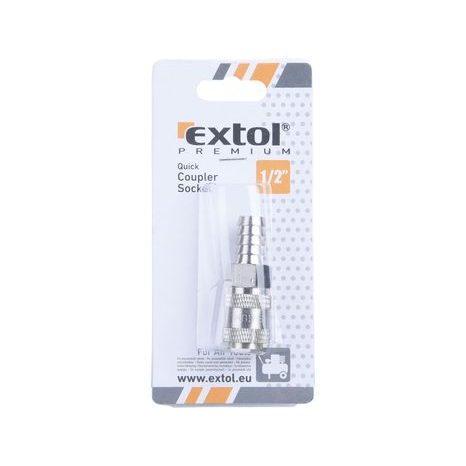 EXTOL PREMIUM 8865120 - rychlospojka vzduchová zásuvka pro hadici, 1/2" - 2