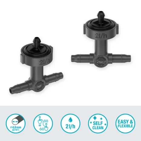 Řadový kapač Gardena Micro-Drip 2 l/h vyrovnávající tlak 13312-20 - 3