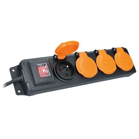 Venkovní prodlužovací přívod SOLIGHT 4 zásuvky 5m PP333 - 2