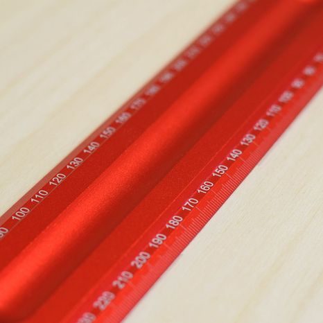 Truhlářské pravítko IGM s dorazem 600 mm - 5