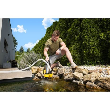 Kalové čerpadlo do septiku s volným průtokem Riwall PRO RESP 750 INOX - 3