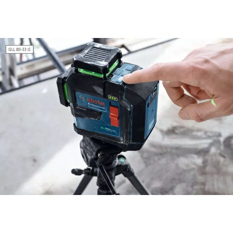 Čárový laserový měřič Bosch GLL 80-33 G 0601065501 - 12