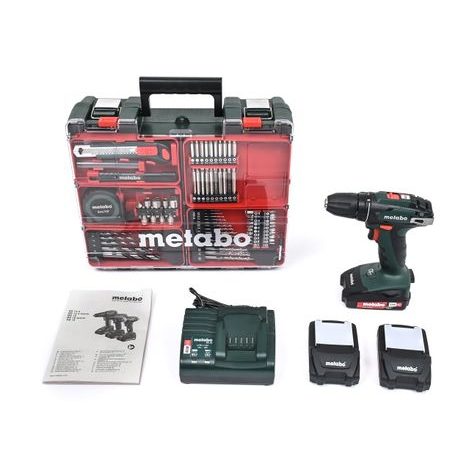 Aku vrtací šroubovák Metabo BS 18 Set 602207940 - 15