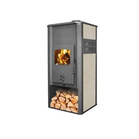 Krbová kamna s výměníkem Ambasador ROMA E Beige - 2