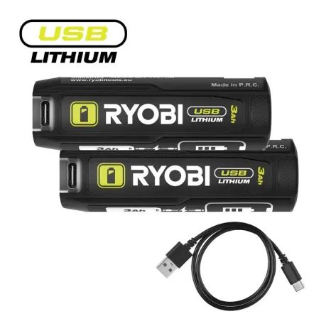 Akumulátor Ryobi 4V/2x3,0Ah USB Lithium™ RB4L30X2 - 2
