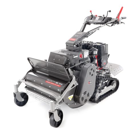 Benzínová cepová kosačka s pásmi Weibang WB GT6813-TE