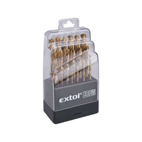Sada spirálových vrtáků HSS EXTOL CRAFT do kovu ∅1-10mm 1119A - 2