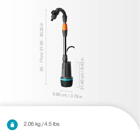 Aku čerpadlo do sudu Gardena 2600 Comfort 18V P4A solo 14604-55 - 2