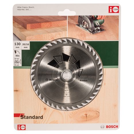 Pilový kotouč Bosch Standard 130 mm 40T 2609256803 - 2