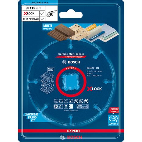 Řezný kotouč Bosch EXPERT Carbide Multi Wheel 115 mm 2608901192 - 2