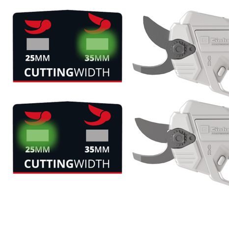 Aku nožnice na konáre Einhell GP-LS 18/35 Li BL-Solo 3408360 - 4