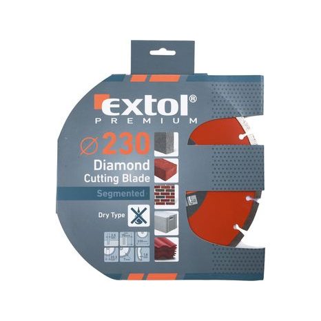 Diamantový řezný kotouč segmentový EXTOL PREMIUM 230 mm 108715 - 2