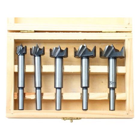 EXTOL CRAFT 44015 - frézy-sukovníky, do dřeva, sada 5ks, ∅15-20-25-30-35mm - 3