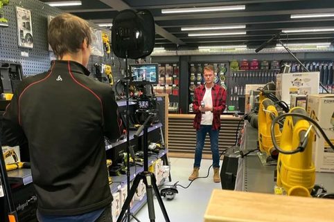 Natáčení nové reklamy