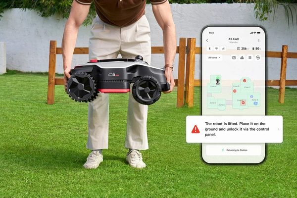 Model A3 AWD - režim Garden Guardian