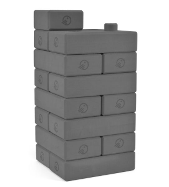 Tehličky Birdito šedivé