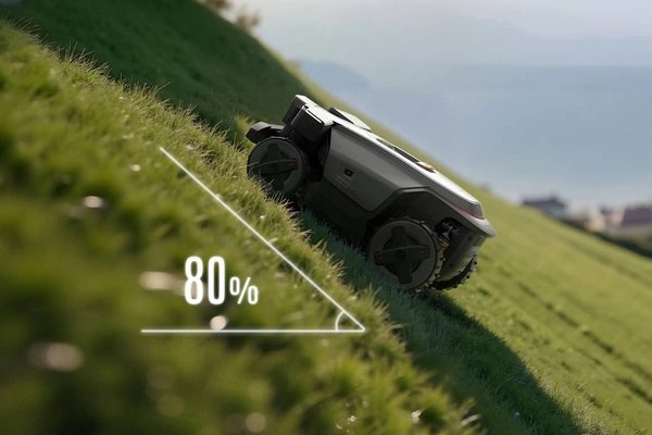 RockMow Z1 - sklon svahu až 80 %