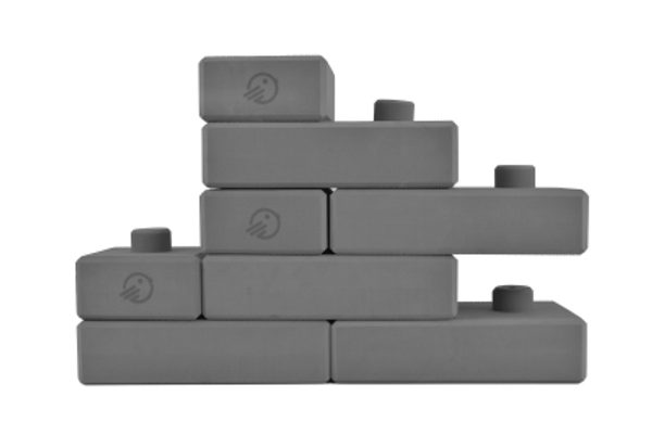 Tehličky Birdito šedivé