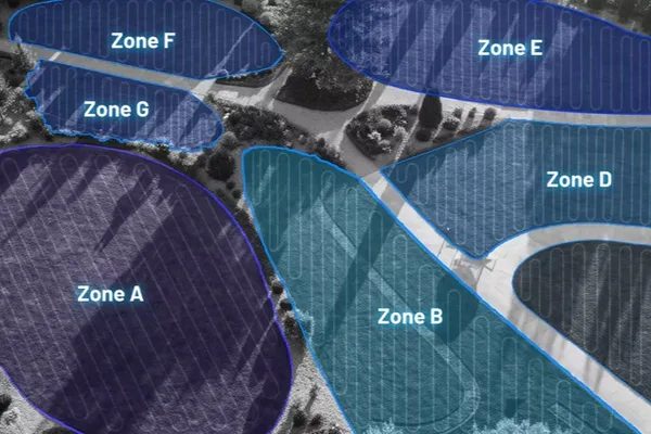 LUBA 3 AWD - správa viacerých zón kosenia