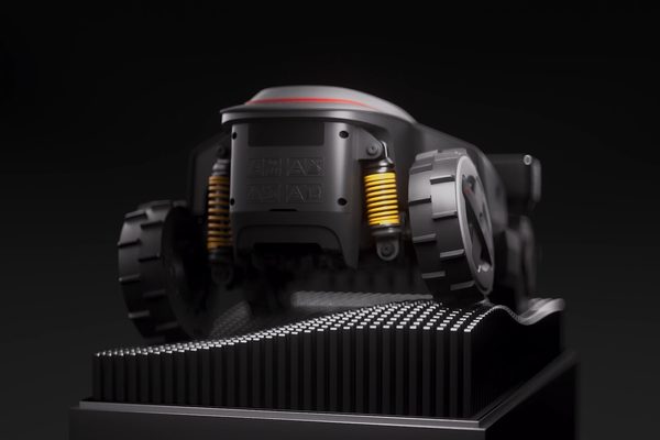 RockMow Z150 - odpružení podvozku