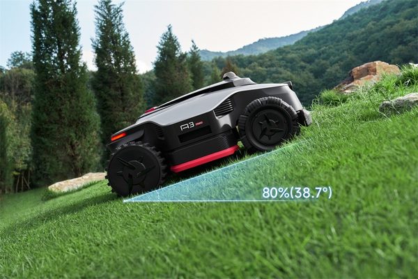 Dreame A3 AWD Pro - sklon svahu