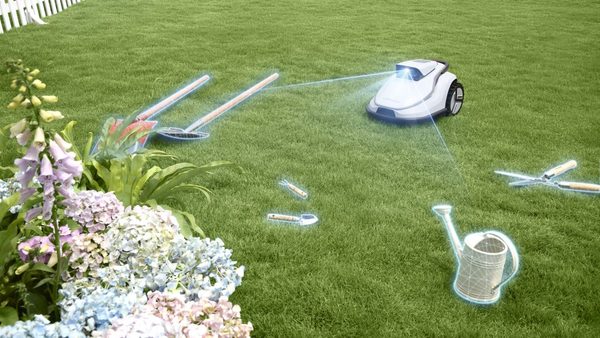 TerraMow V100 - True AI automatické mapování trávníku