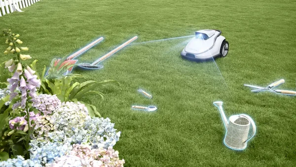 TerraMow V100 - True AI automatic lawn mapping
