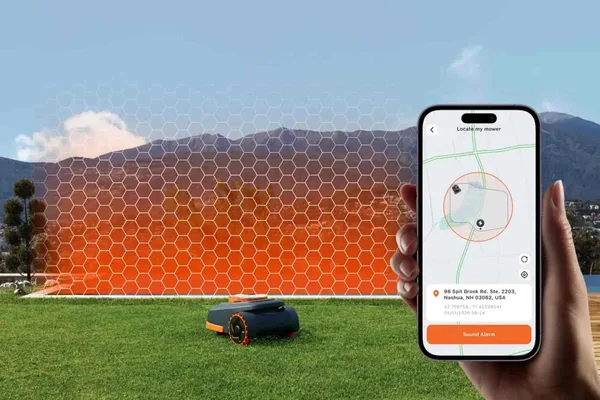 Navimow H230E – zabezpečenie proti krádeži