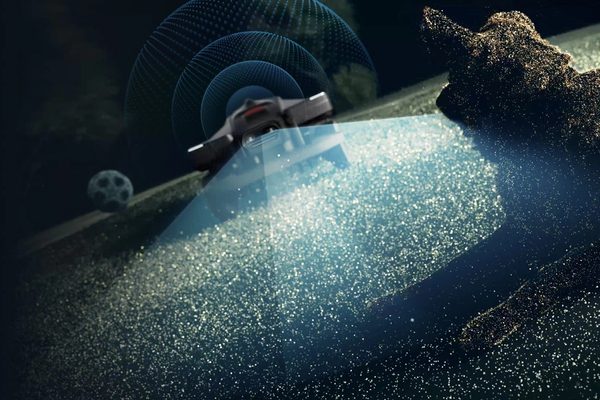 RockMow Z120 LiDAR - polohovací systém