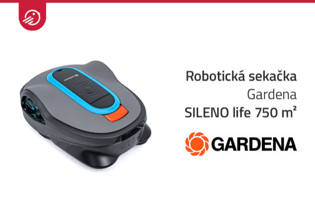 Robotická sekačka Gardena SILENO life 750 m²