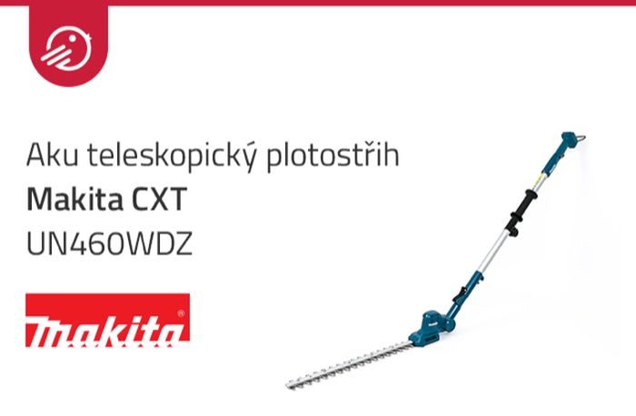 Aku teleskopický plotostřih Makita CXT UN460WDZ