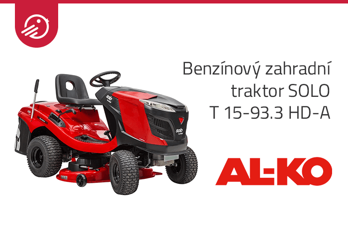 Benzínový zahradní traktor SOLO T 15-93.3 HD-A