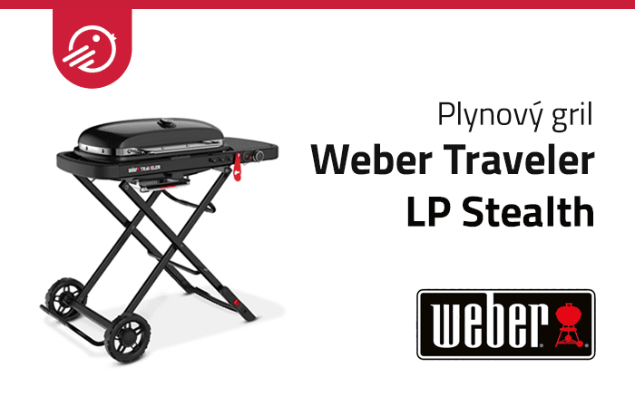 Plynový gril Weber Traveler LP Stealth