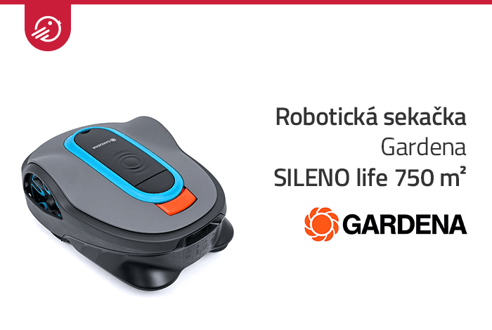 Robotická sekačka Gardena SILENO life 750 m²