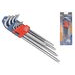 EXTOL PREMIUM 8819412 - L-klíče TORX prodloužené, sada 9ks, T10-50mm - 3