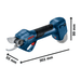 Aku záhradné nožnice Bosch PRO GGP 12V-25 06008D8100 - 2