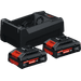 Startovací sada Bosch EXPERT 2x EXBA18V-40 + GAL 12V/18V-80 1600A0373J