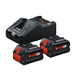 Startovací sada Bosch 2 ks ProCORE18V+8,0Ah s rychlonabíječkou 1600A02X03