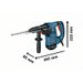 Elektrické vrtací kladivo Bosch GBH 3-28 DFR 061124A000 - 2
