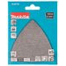 5x Brúsny papier Makita 93x93x93mm, A120 - 2