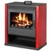 Krbová kamna VICTORIA Rubin, červená