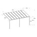 Hliníková pergola Riwall PRO RMPP 16 x 10 antracit 5x3m - 3