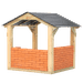 Dřevěný dětský zahradní domeček Classic World - 4