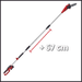 Aku prořezávací pila Einhell GC-LC 18/20 Li T-Solo 3410581 - 4