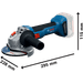 Sada akumulátorového nářadí Bosch PRO 18V 0615A5007L - 4