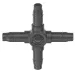 4cestná spojka Gardena Micro-Drip 4,6 mm (3/16") 13214-20 - 2